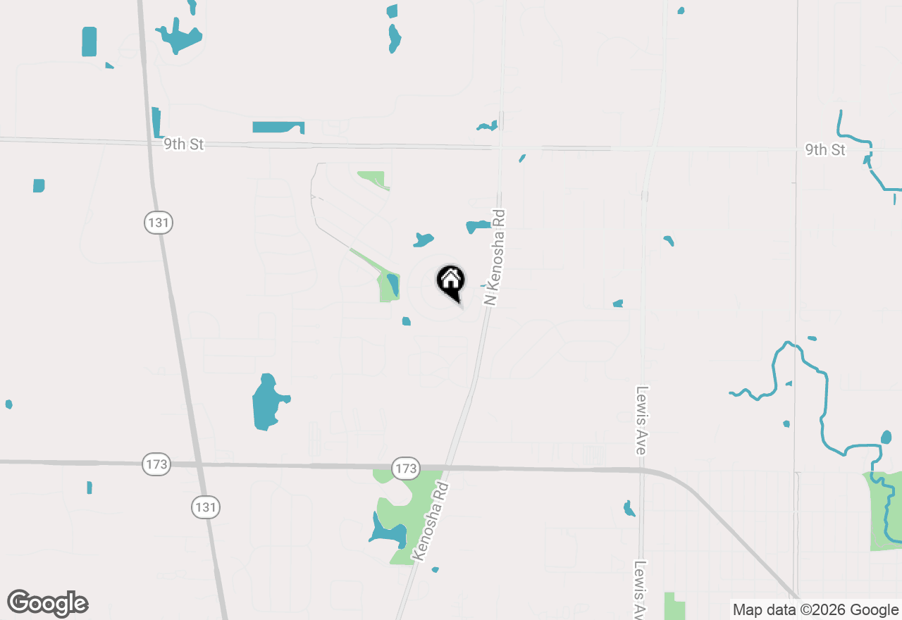 Map of 3805 Parkway Lane, Zion, IL 60099