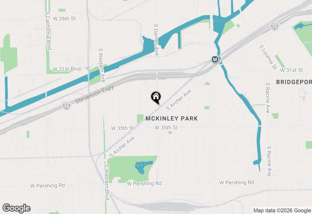 Map of 3328 S Damen Avenue, Chicago, IL 60608