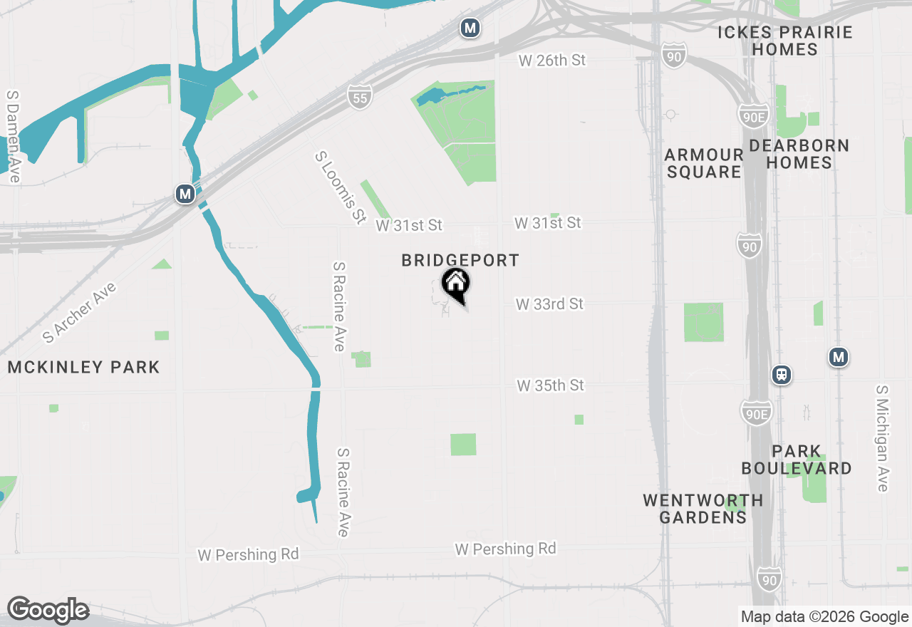 Map of 3326 S Lituanica Avenue, Chicago, IL 60608