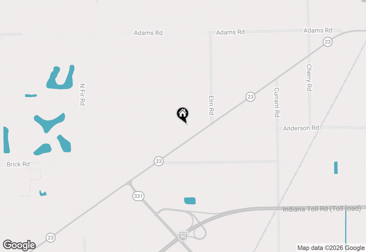 Map of 51727 Salem Meadows Lot 15 Drive #15, Granger, IN 46530