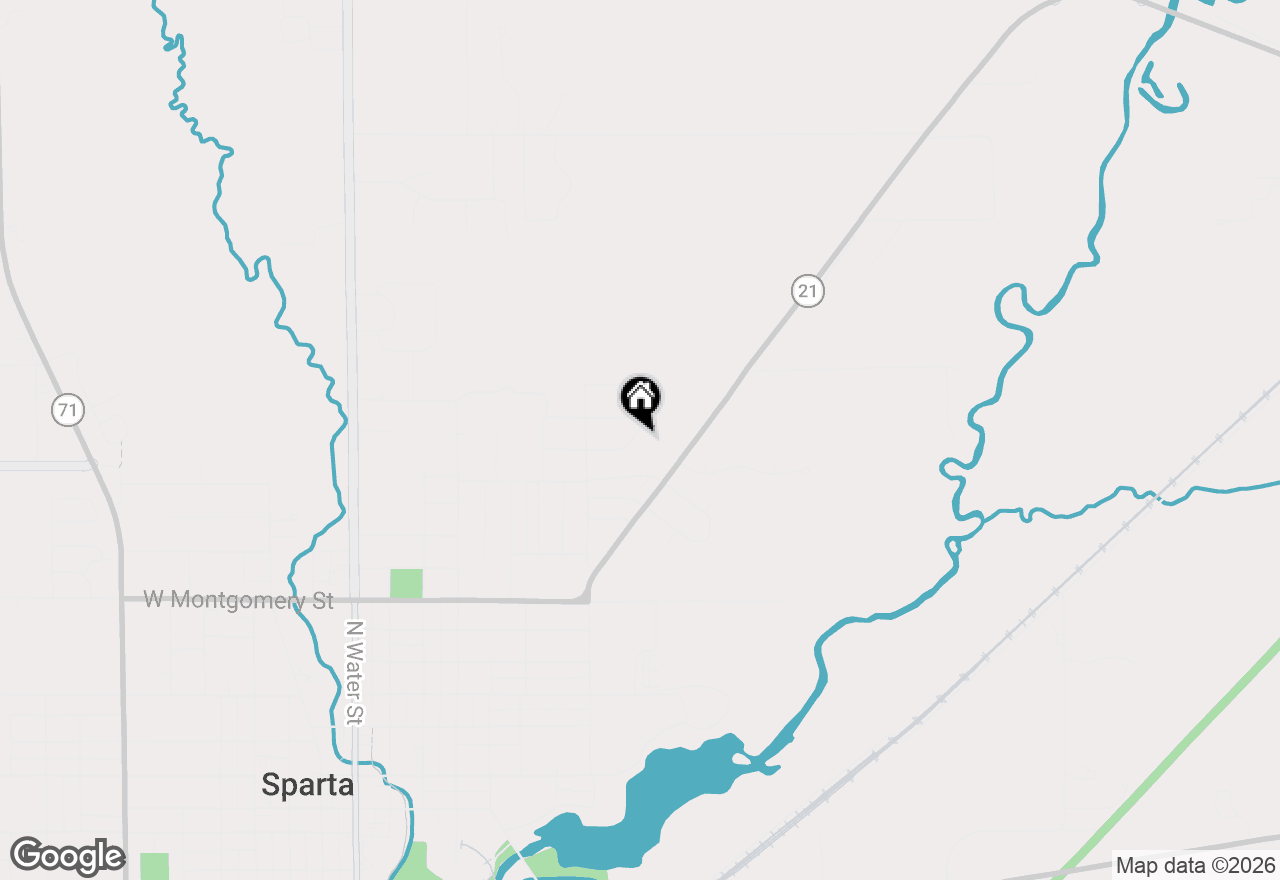 Map of 727 Margaret St, Sparta, WI 54656