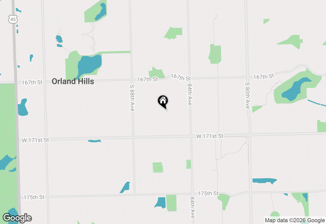 Map of 8535 169th Street, Tinley Park, IL 60487