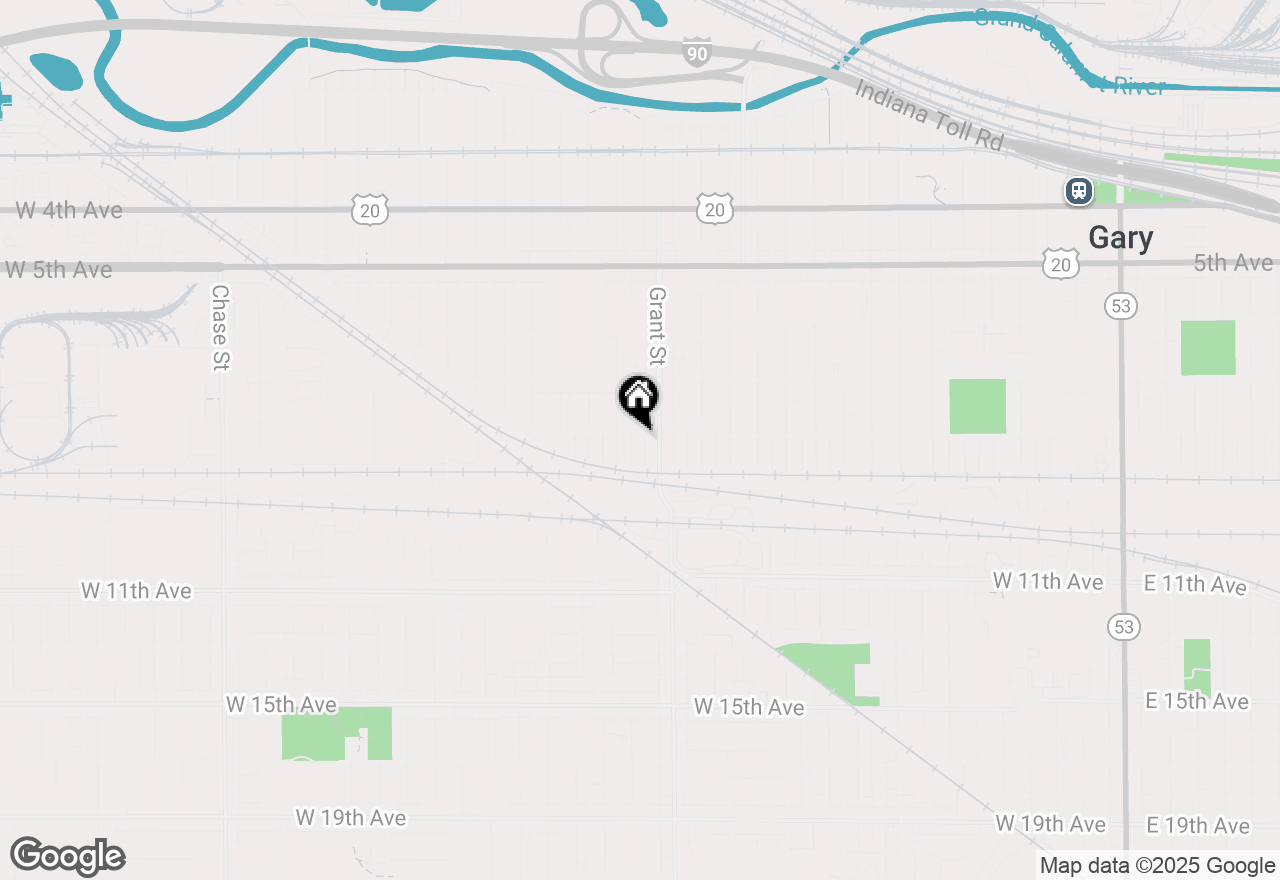 Map of 809 Hayes Street, Gary, IN 46404