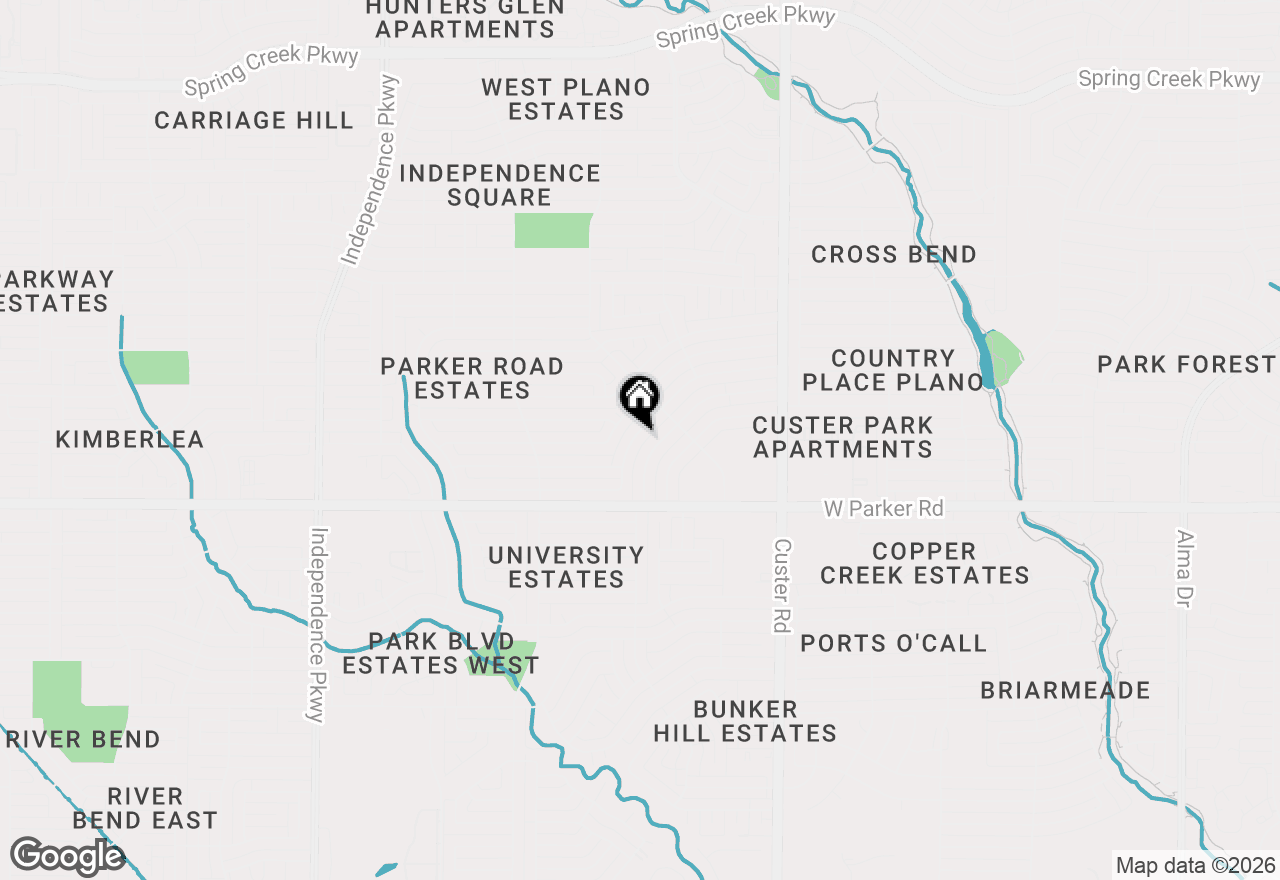 Map of 2424 Winterstone Drive, Plano, TX 75023