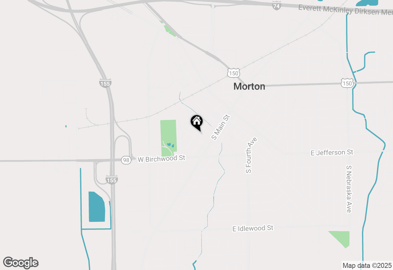 Map of 416 S Nelson Avenue, Morton, IL 61550