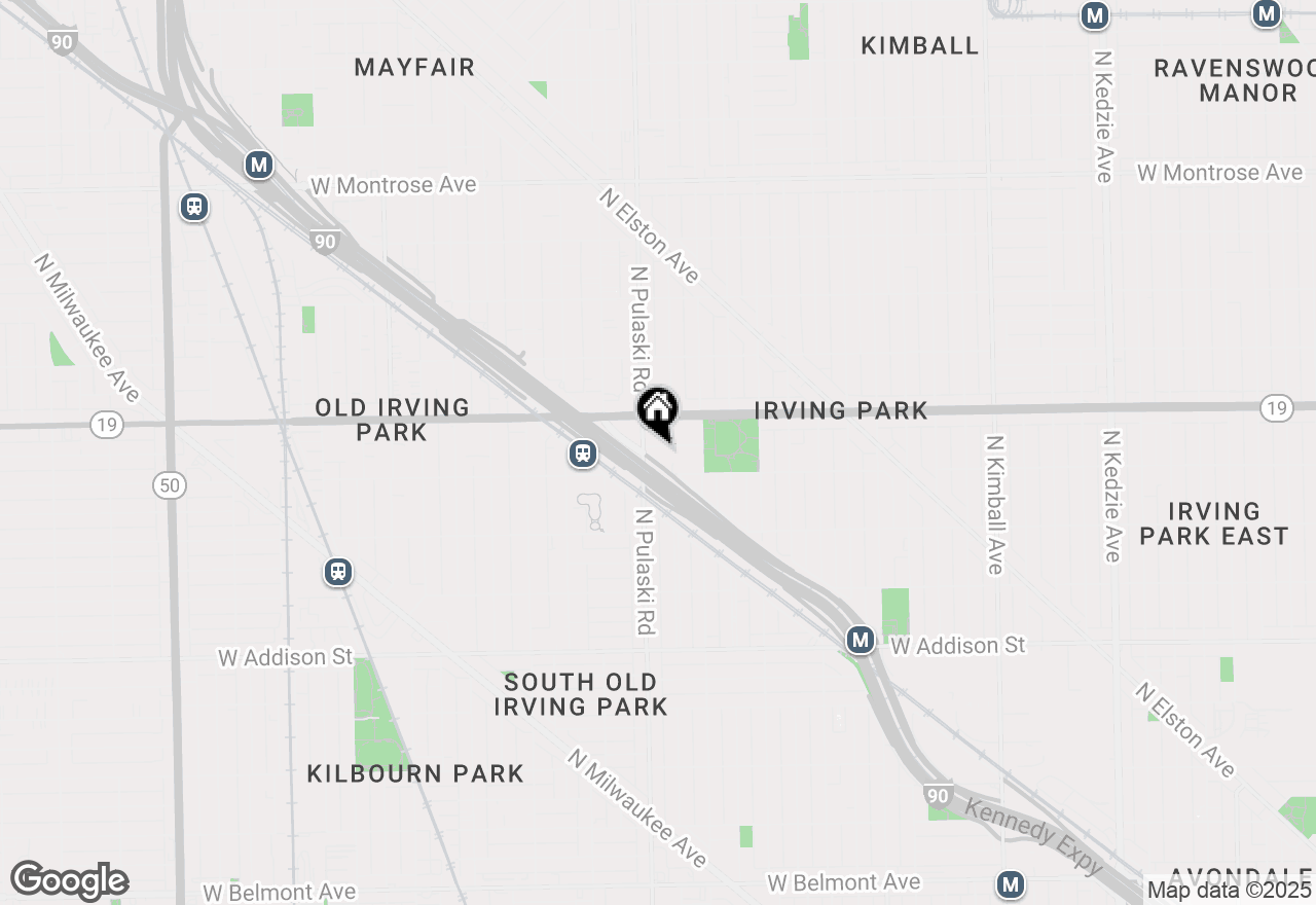 Map of 3953 W Dakin Street #206, Chicago, IL 60618
