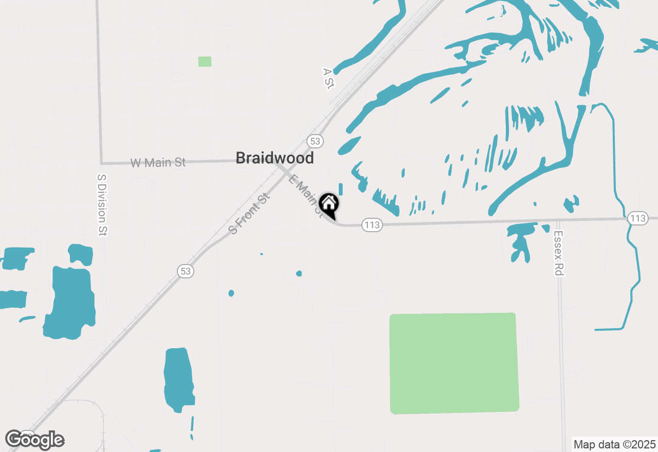 Map of 405 E Reed Street #22, Braidwood, IL 60408