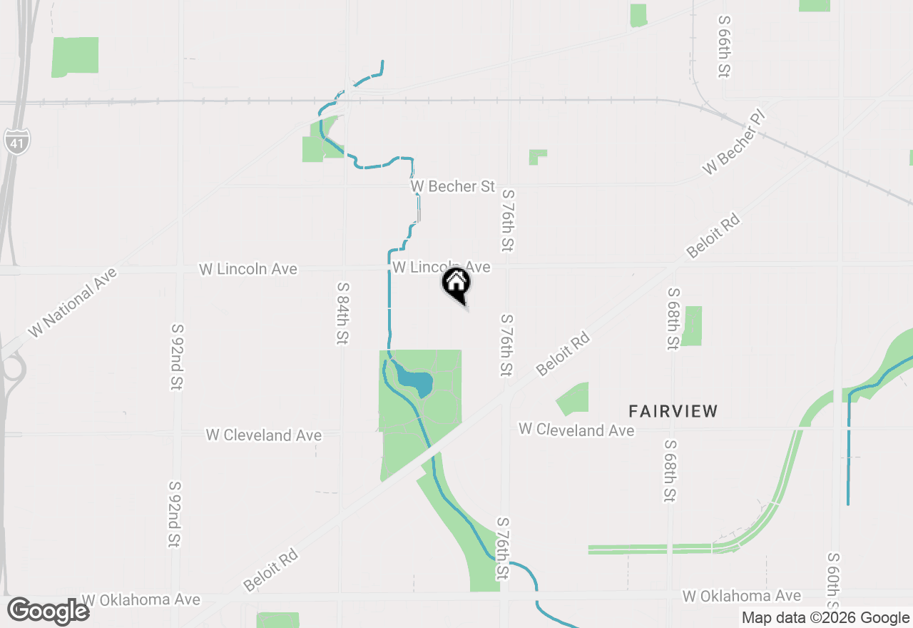 Map of 2407 S 78th St, West Allis, WI 53219
