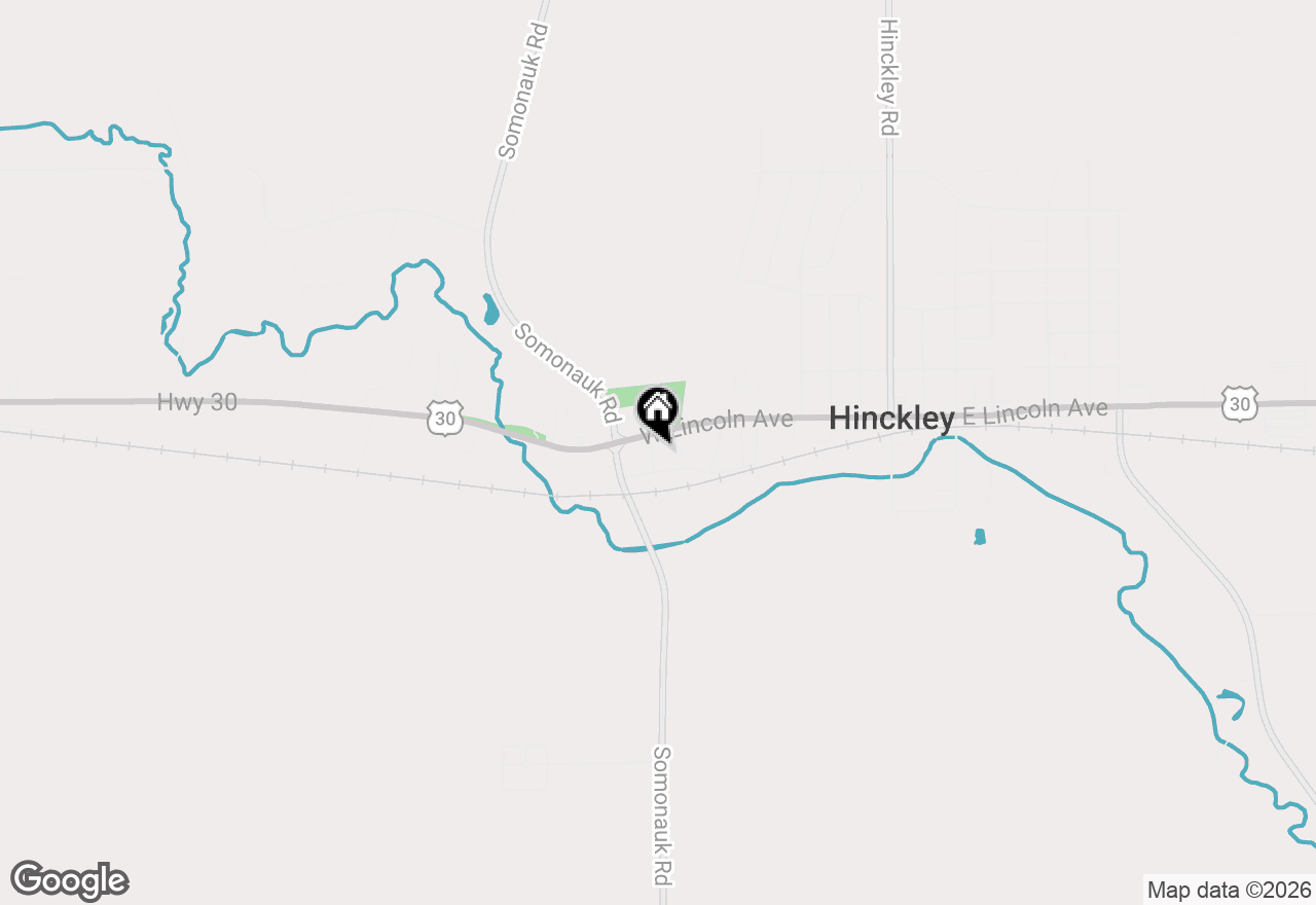 Map of 240 Mack Drive, Hinckley, IL 60520