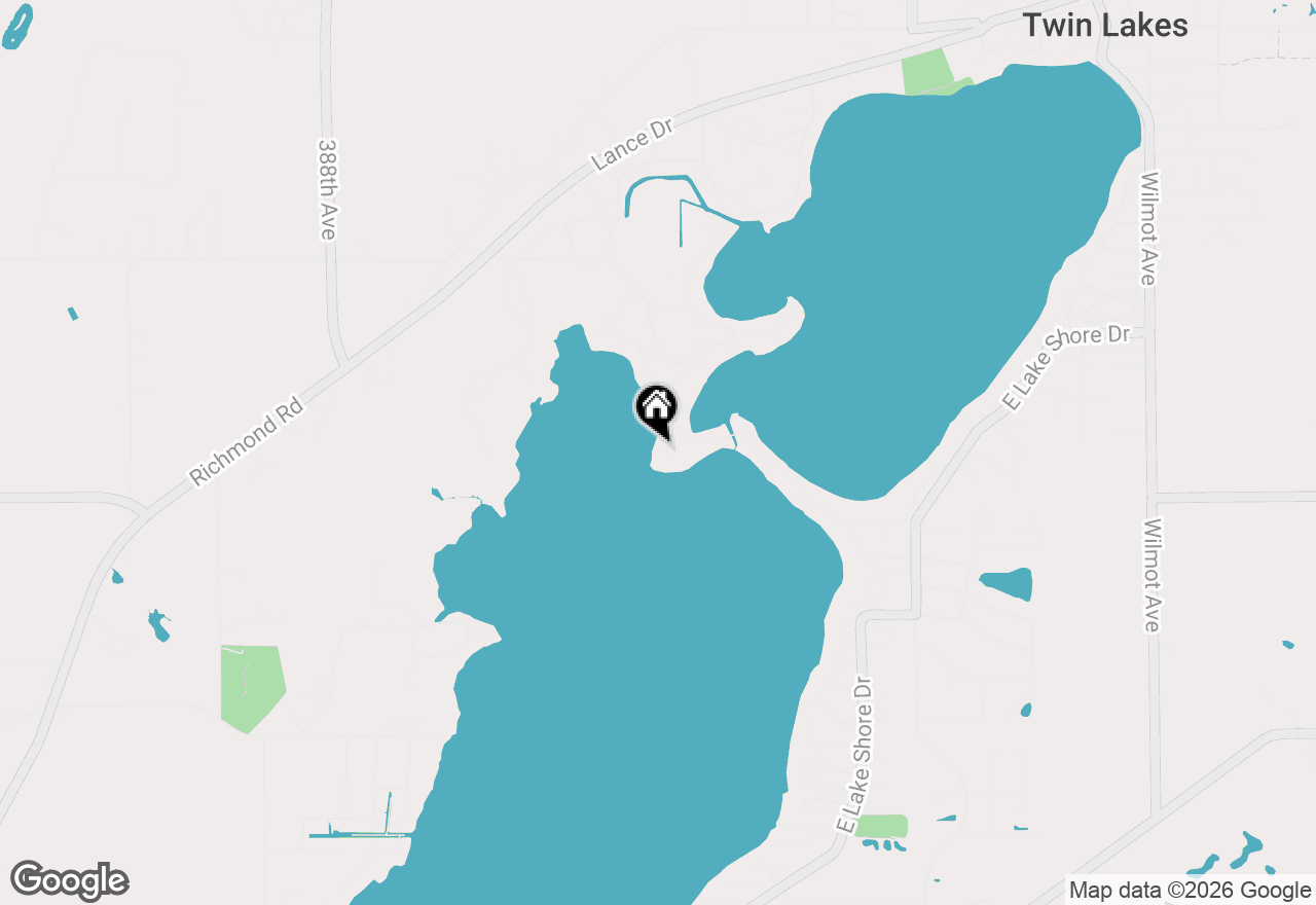 Map of 1711 Mt. Moriah Dr, Twin Lakes, WI 53181