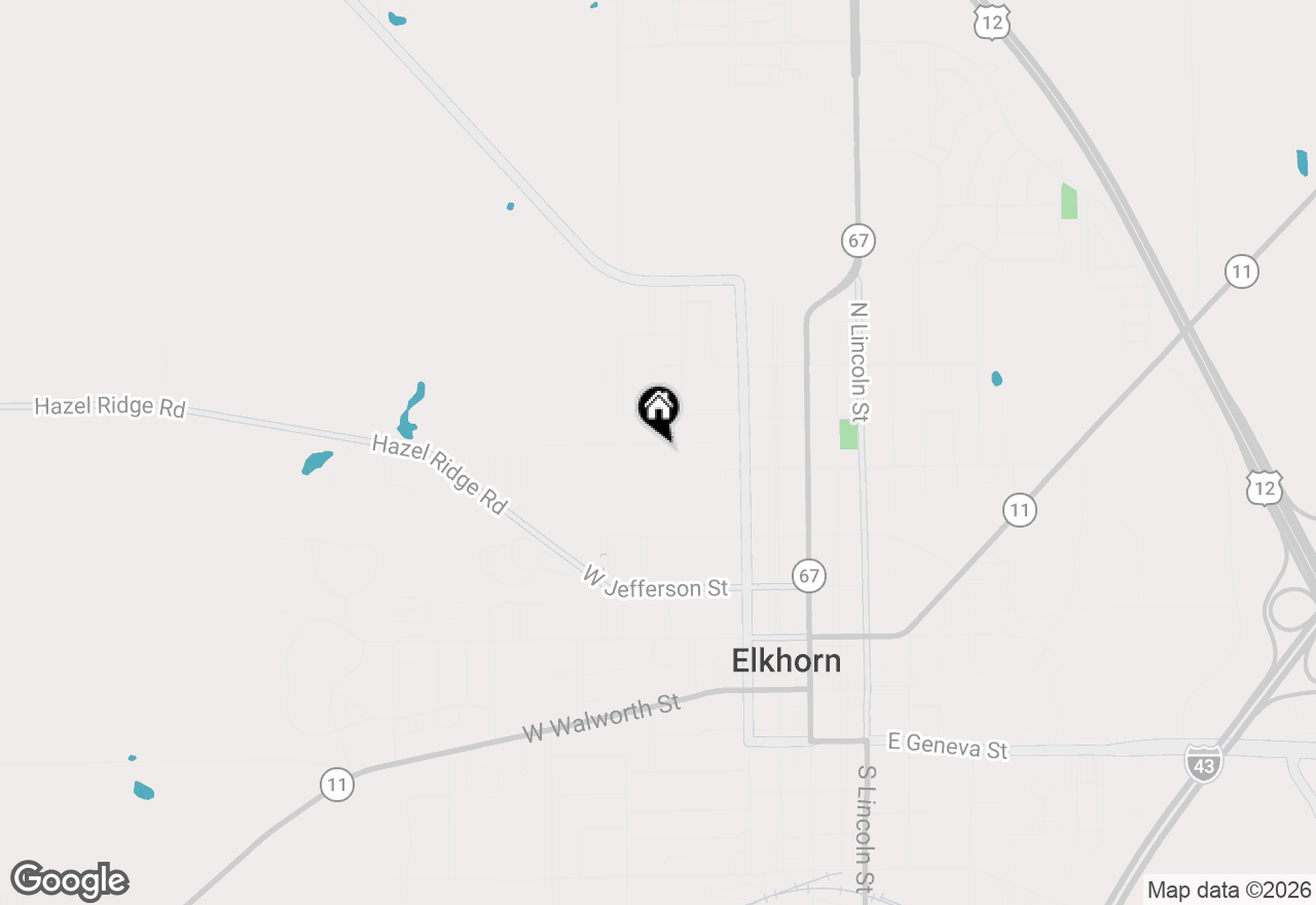 Map of 301 W Westlawn Ave, Elkhorn, WI 53121