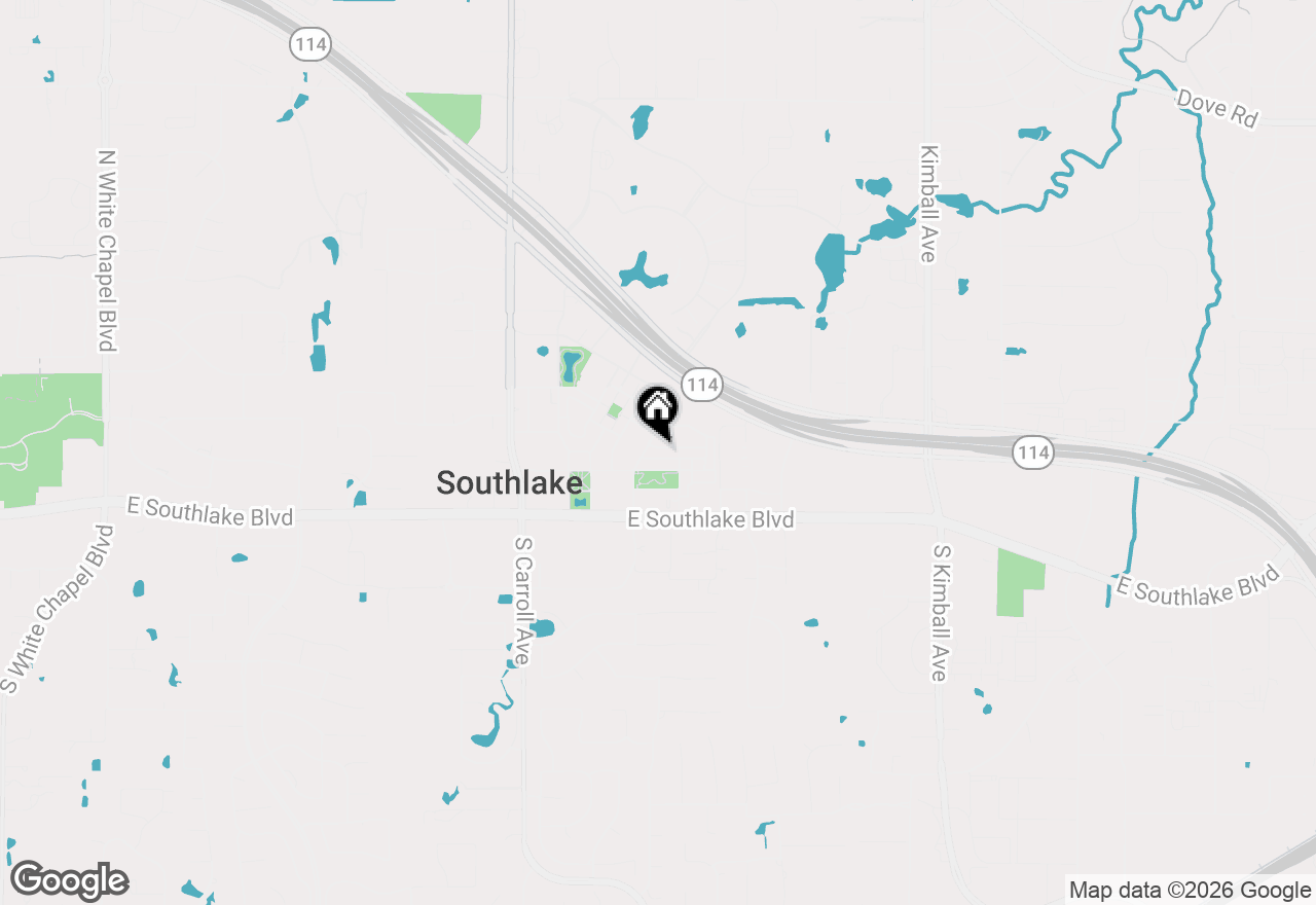 Map of 1507 Meeting Street, Southlake, TX 76092