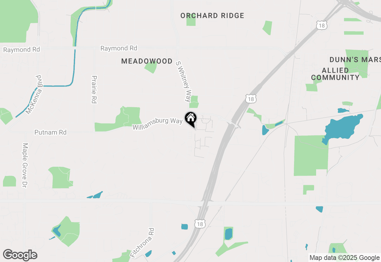 Map of 2621 Smithfield Drive #3, Fitchburg, WI 53719