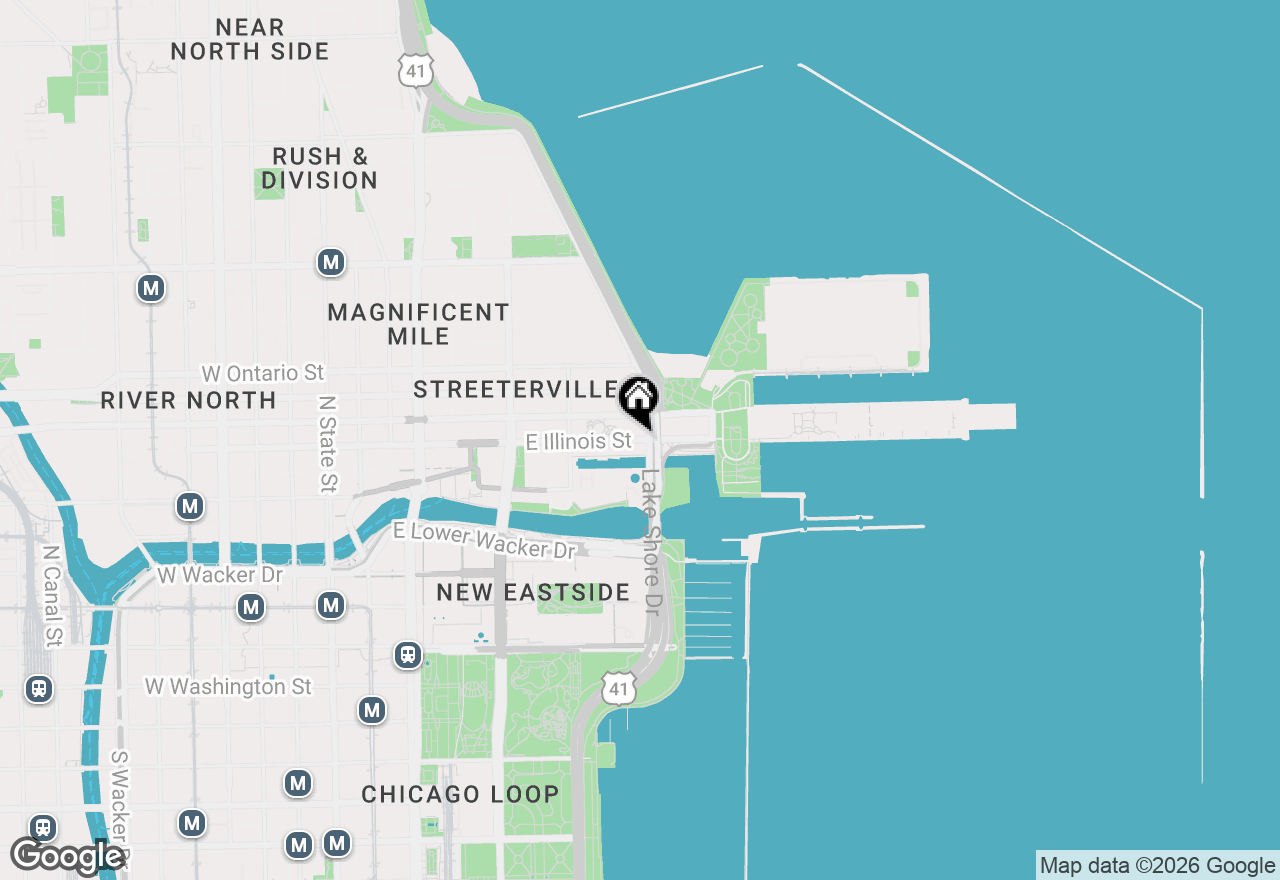 Map of 474 N Lake Shore Drive #4403, Chicago, IL 60611