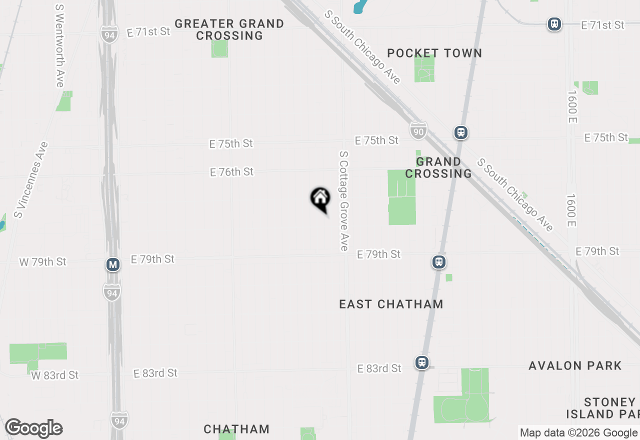 Map of 7747 S Langley Avenue, Chicago, IL 60619