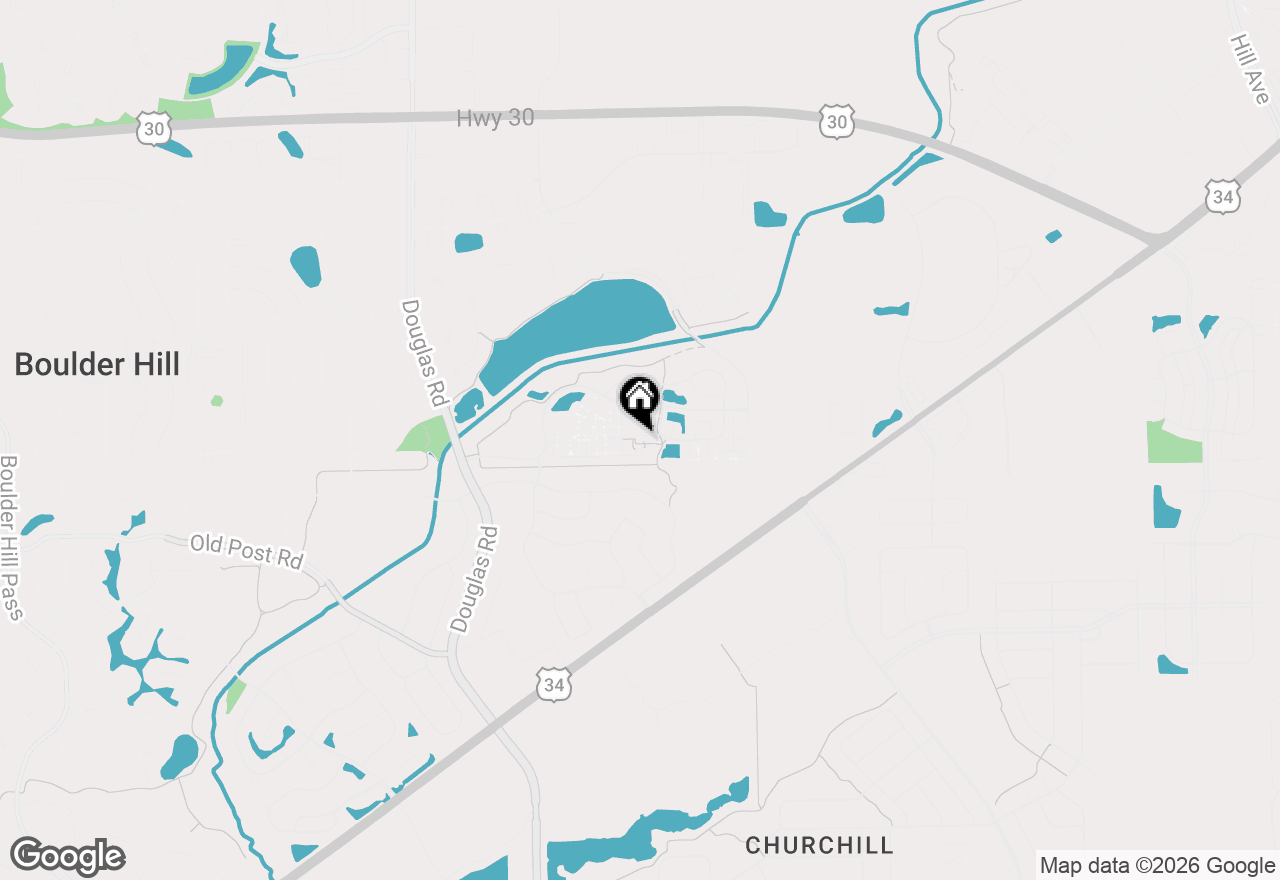 Map of 161 Springbrook Trail S, Oswego, IL 60543