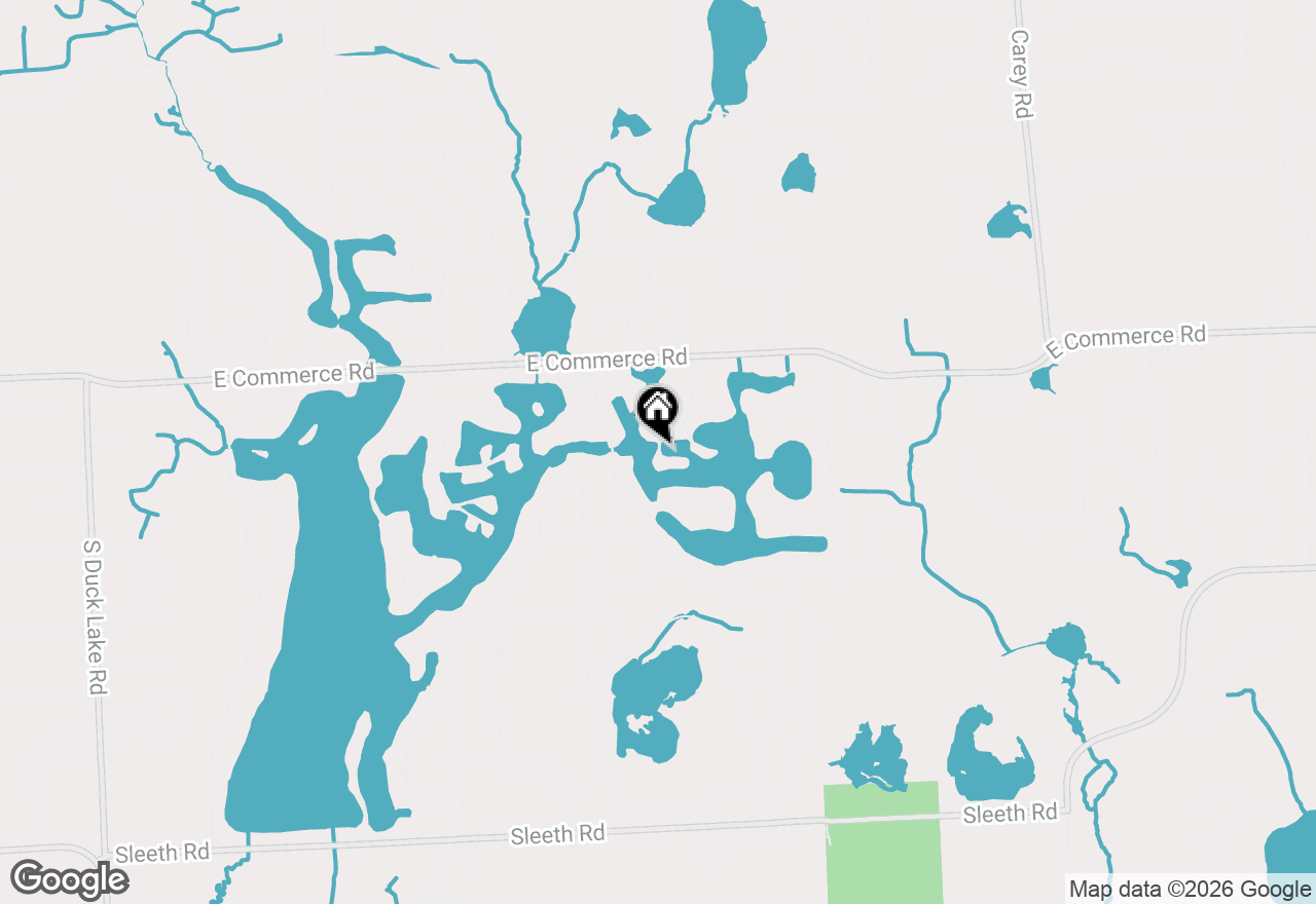 Map of 4912 Oakwood Court, Commerce Twp, MI 48382