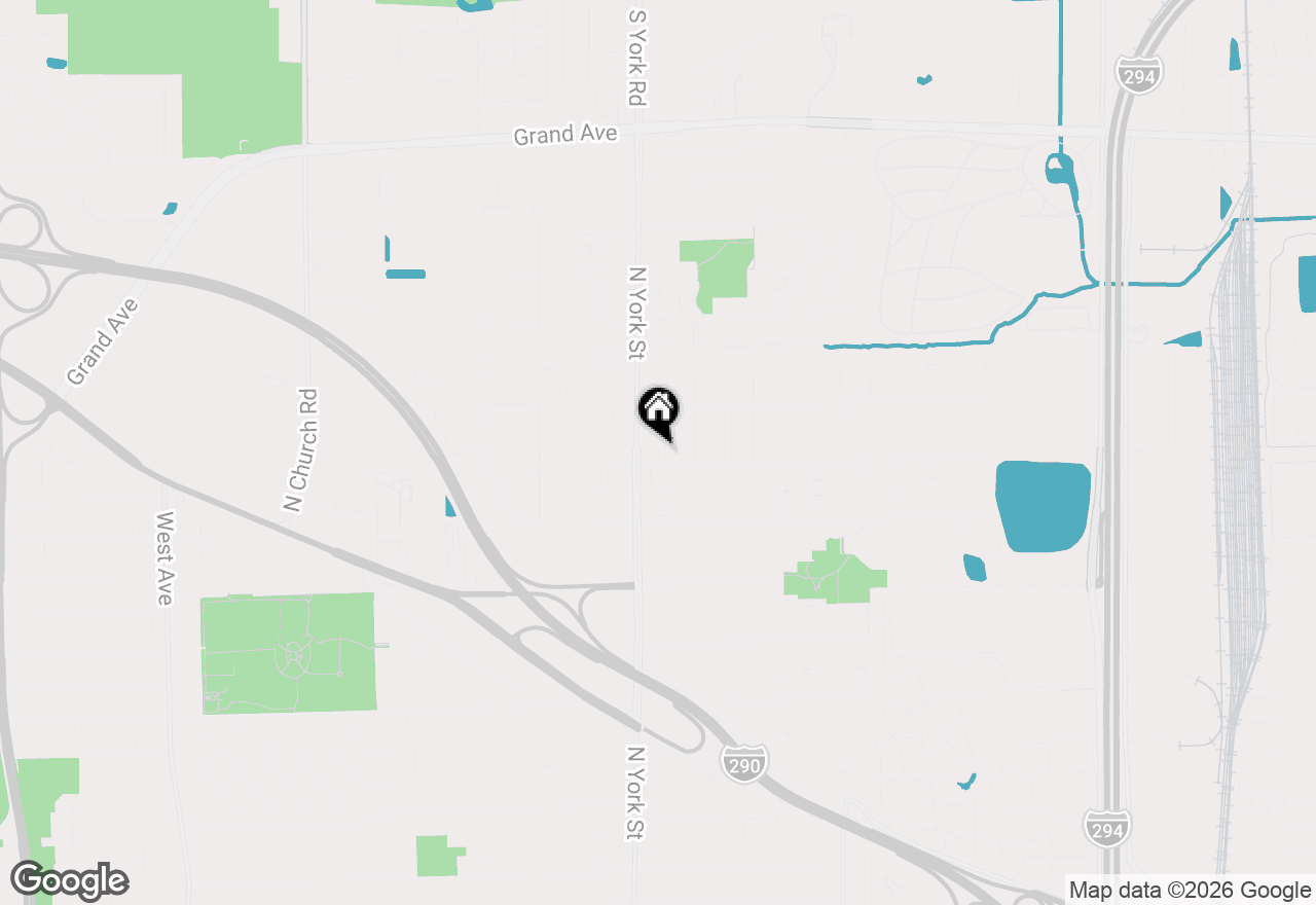 Map of 740 N Michigan Street, Elmhurst, IL 60126