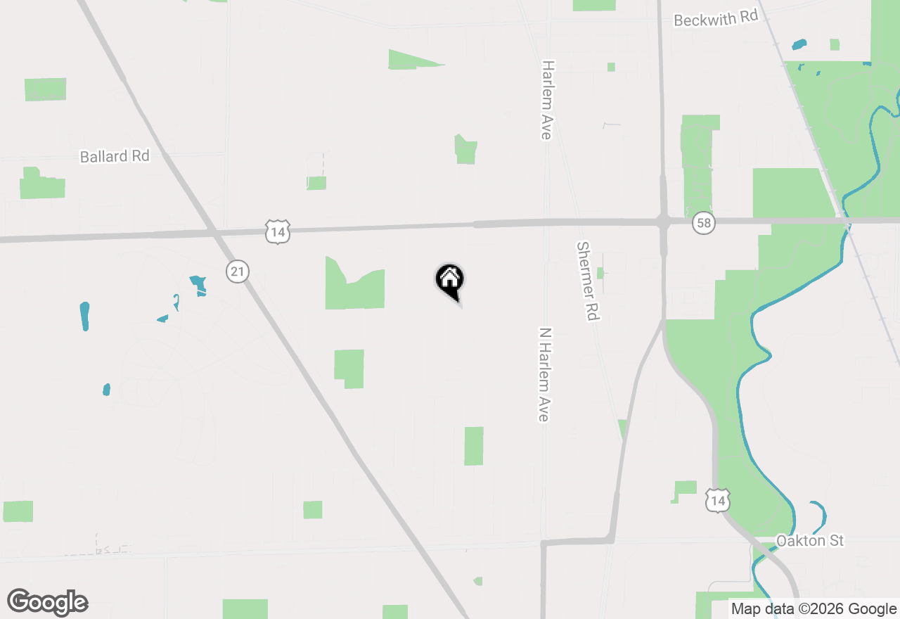 Map of 8559 N Osceola Avenue, Niles, IL 60714