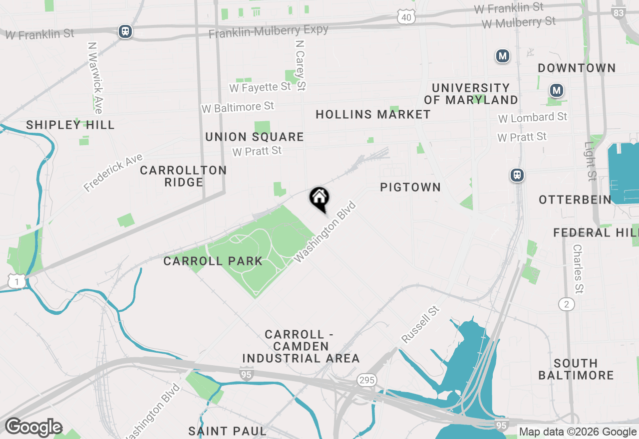 Map of 1313 James Street, Baltimore, MD 21223