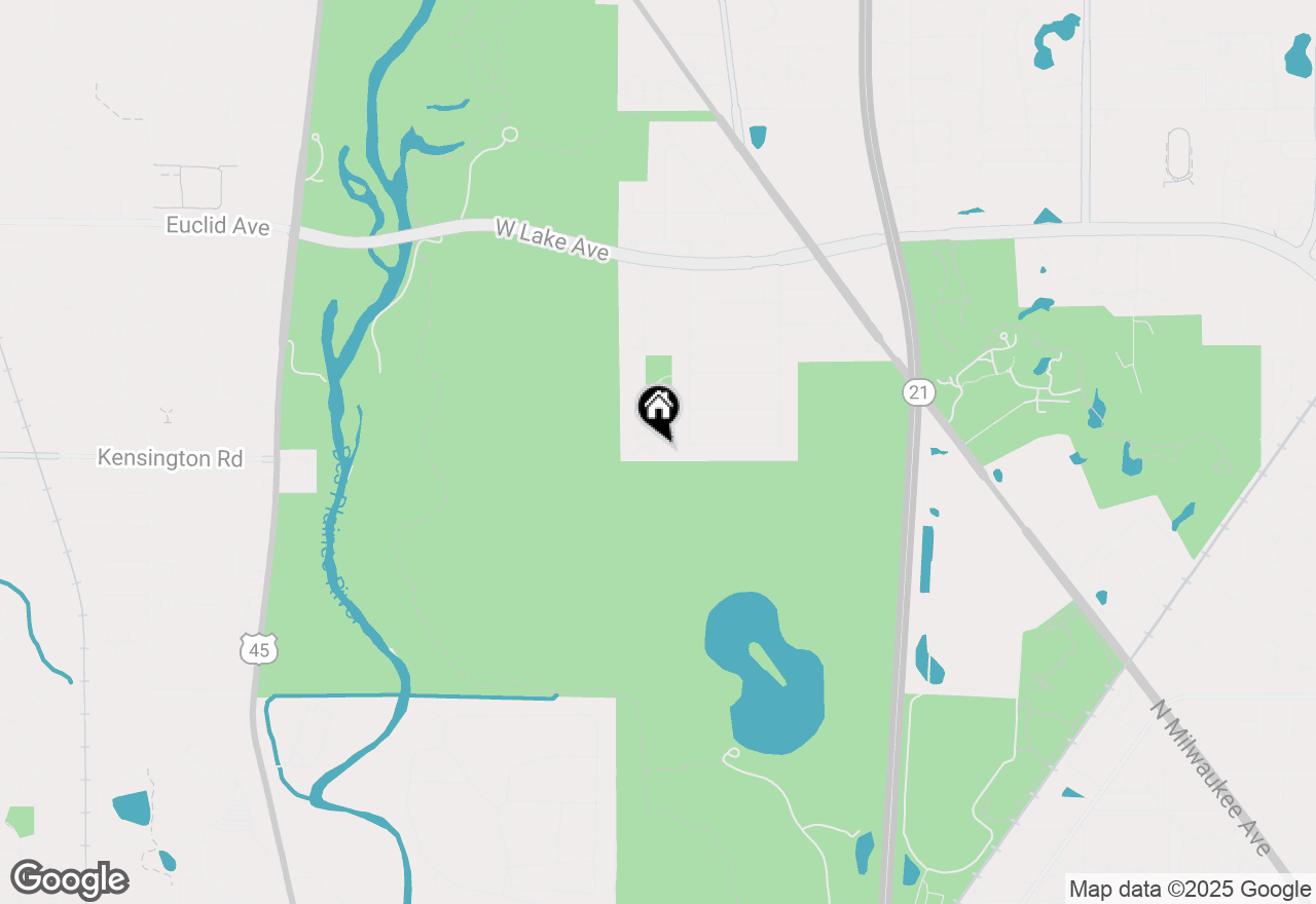 Map of 1403 Forest Drive, Glenview, IL 60025