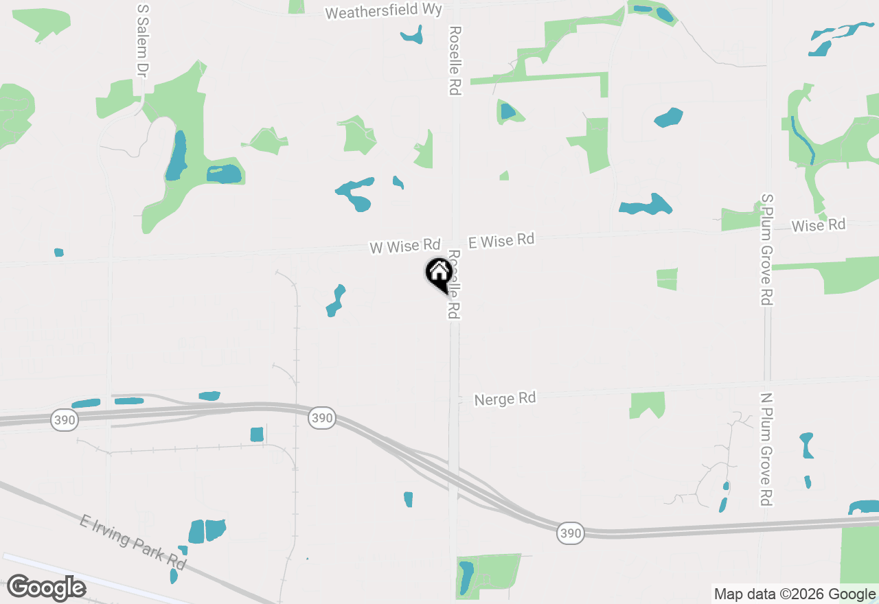 Map of 13 W Monterey Avenue, Schaumburg, IL 60193