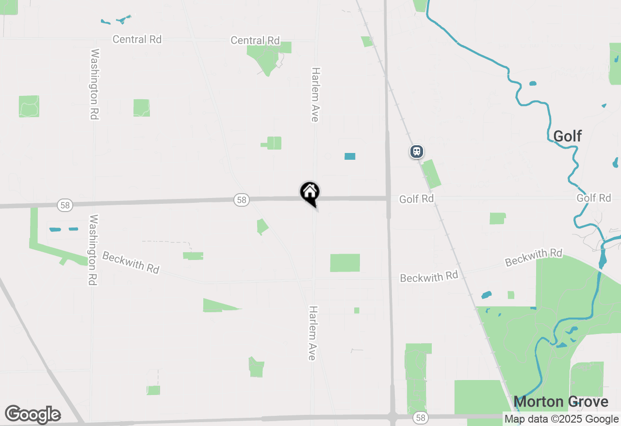 Map of 9523 Oconto Avenue, Morton Grove, IL 60053