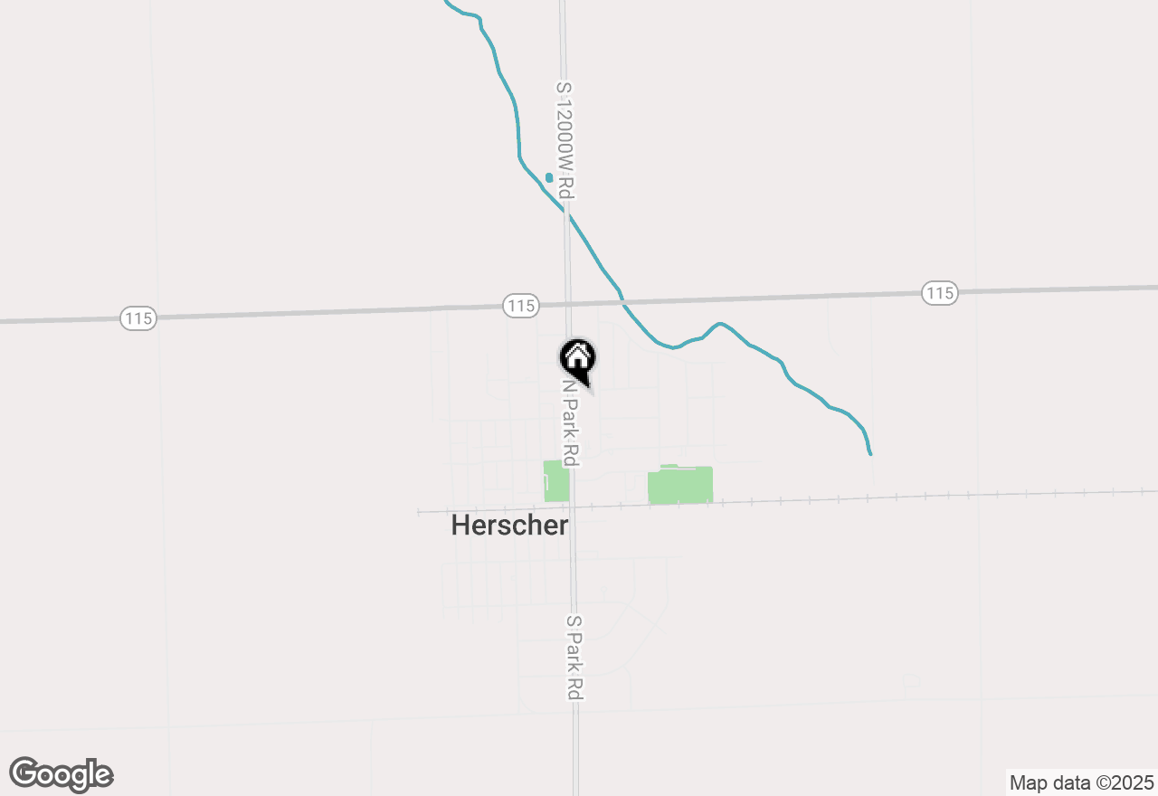 Map of 374 N Park Road, Herscher, IL 60941