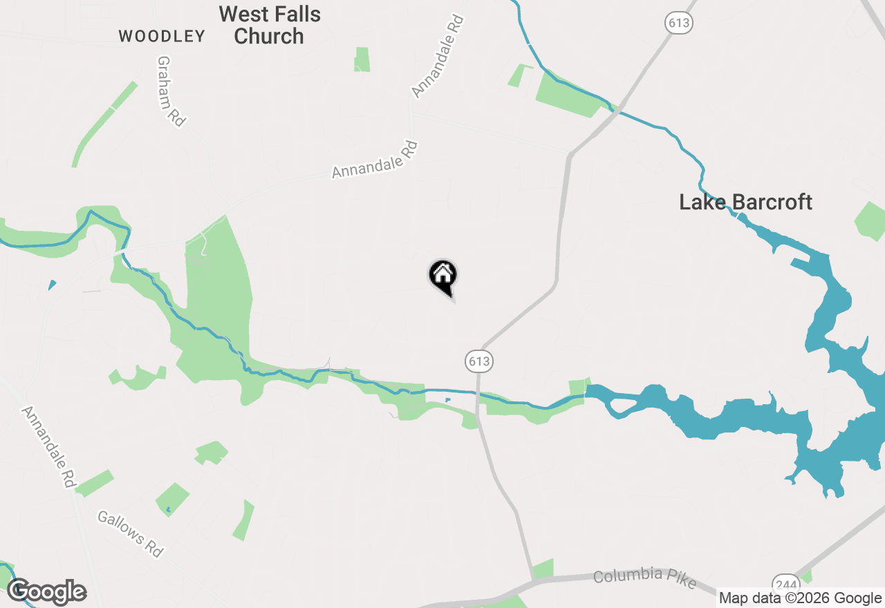 Map of 3515 Devon Drive, Falls Church, VA 22042