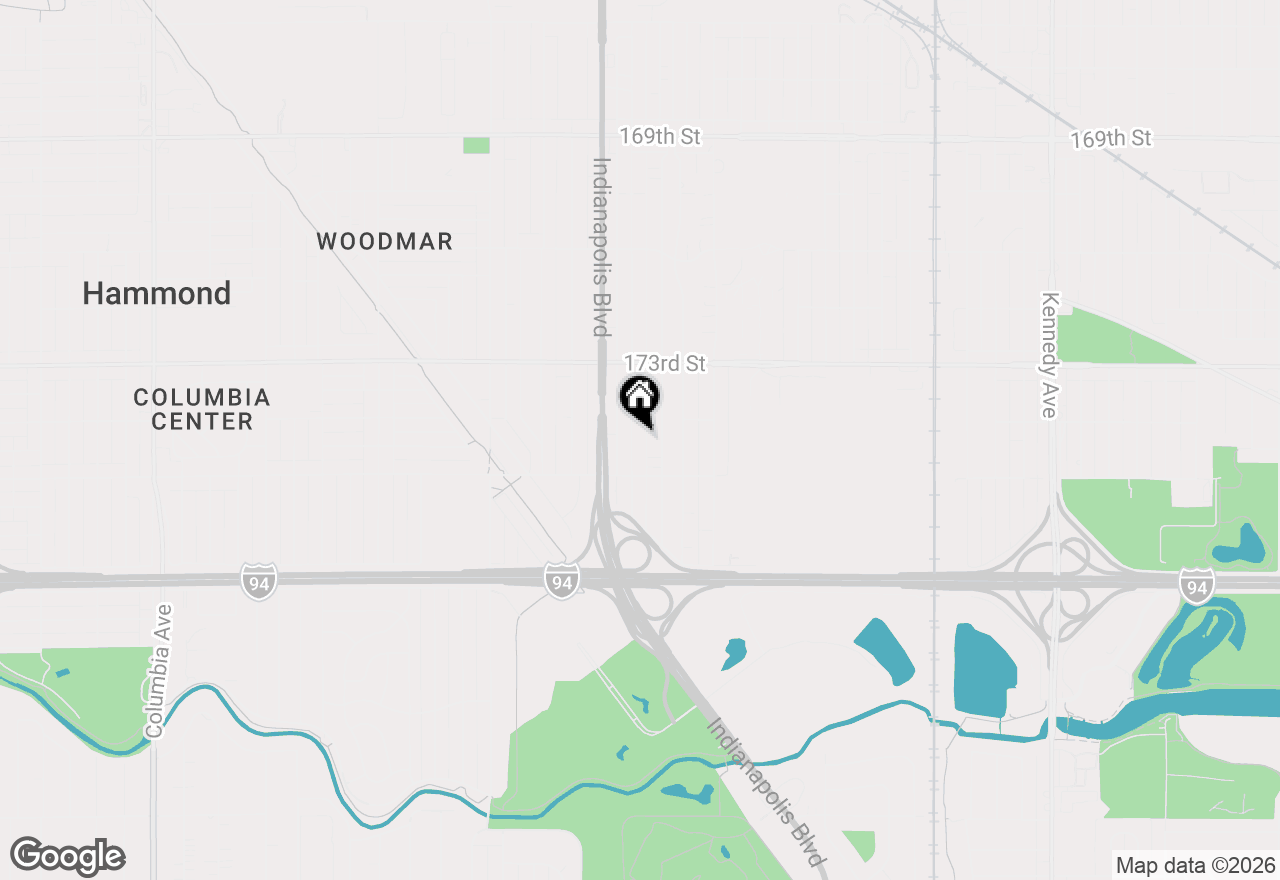 Map of 7427 Olcott Avenue, Hammond, IN 46323