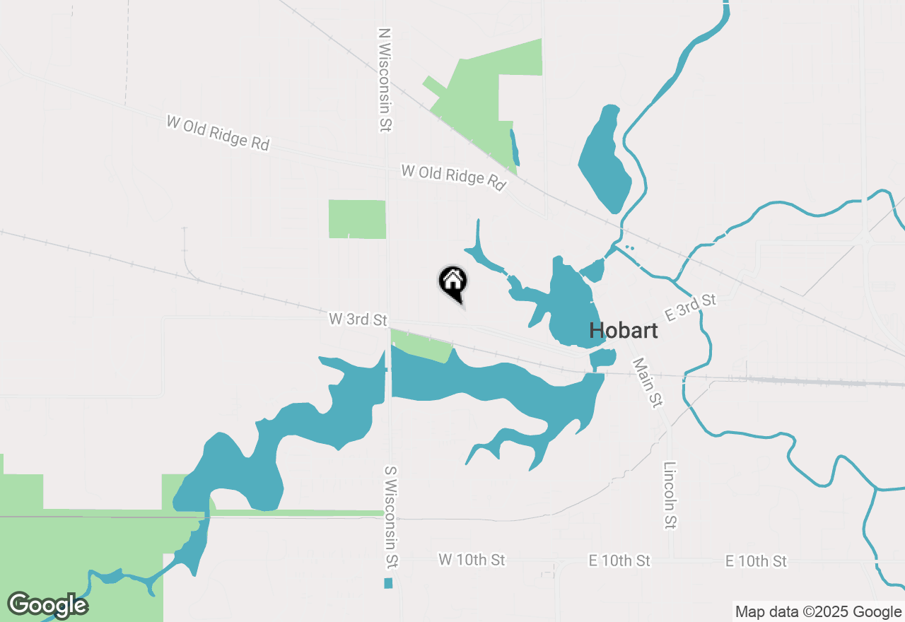 Map of 229 S Connecticut Street, Hobart, IN 46342