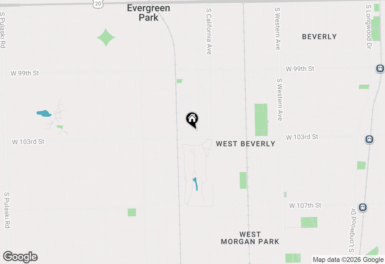 Map of 2905 W 102nd Place, Chicago, IL 60655