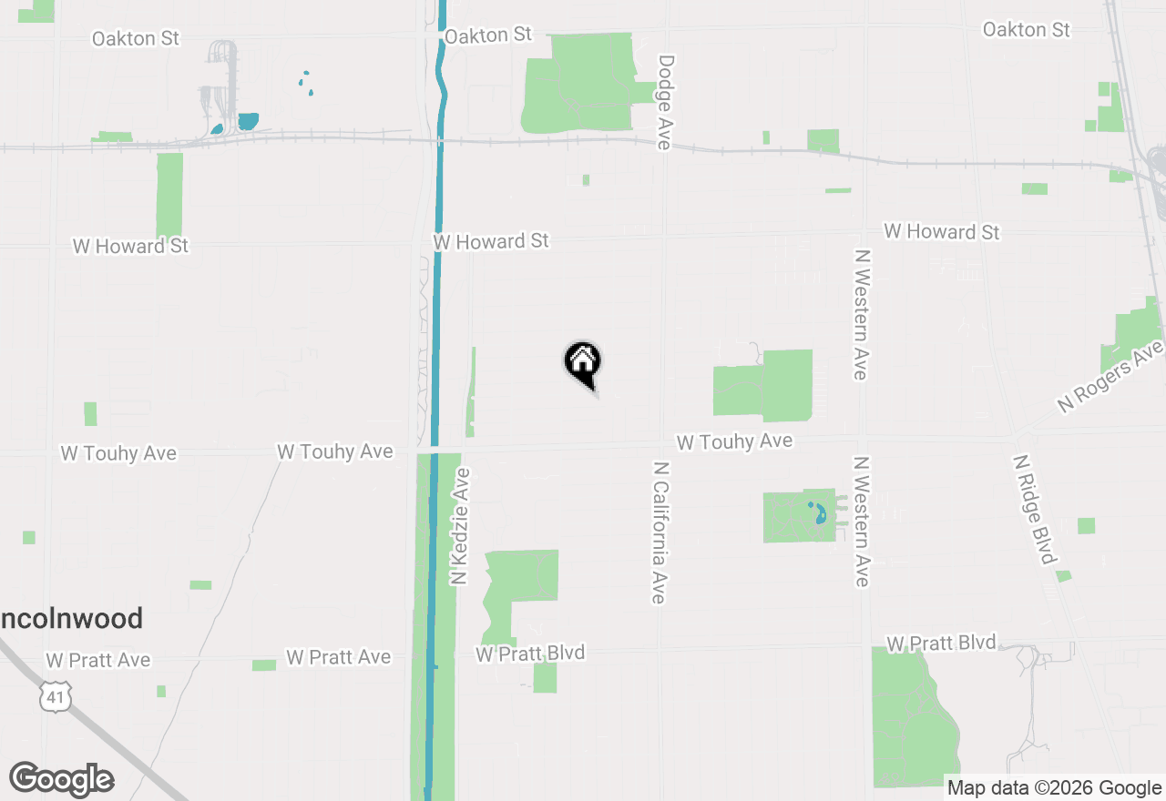 Map of (Address confidential), Chicago, Illinois 60645