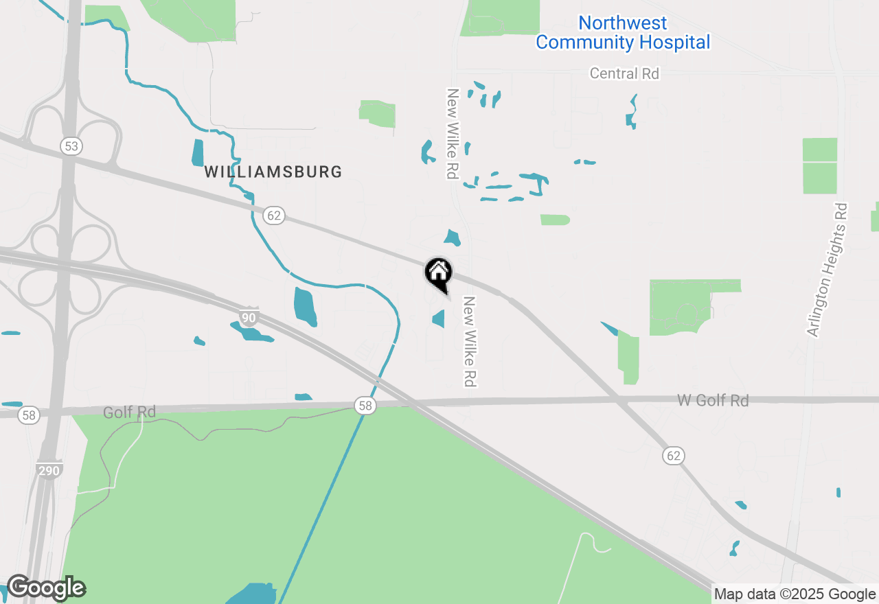 Map of 5450 Astor Lane #406, Rolling Meadows, IL 60008