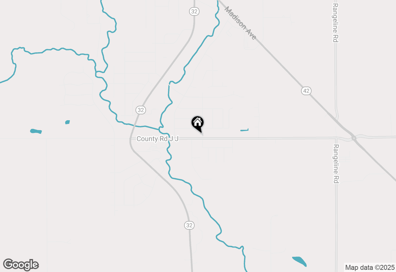 Map of 602 Millersville Ave, Howards Grove, WI 53083