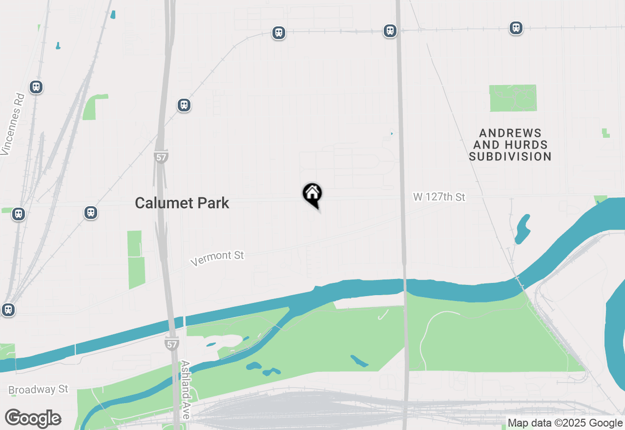 Map of 1137 W 127th Place #B2, Calumet Park, IL 60827