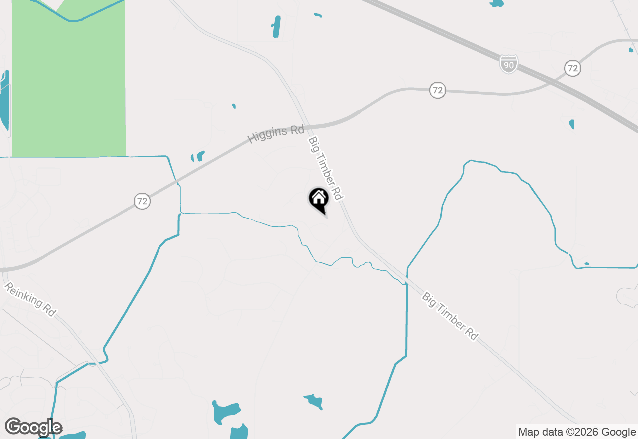 Map of 40W388 Guthrie Court, Hampshire, IL 60140