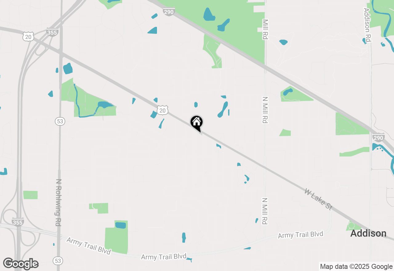 Map of 4N425 N 7th Avenue, Addison, IL 60101