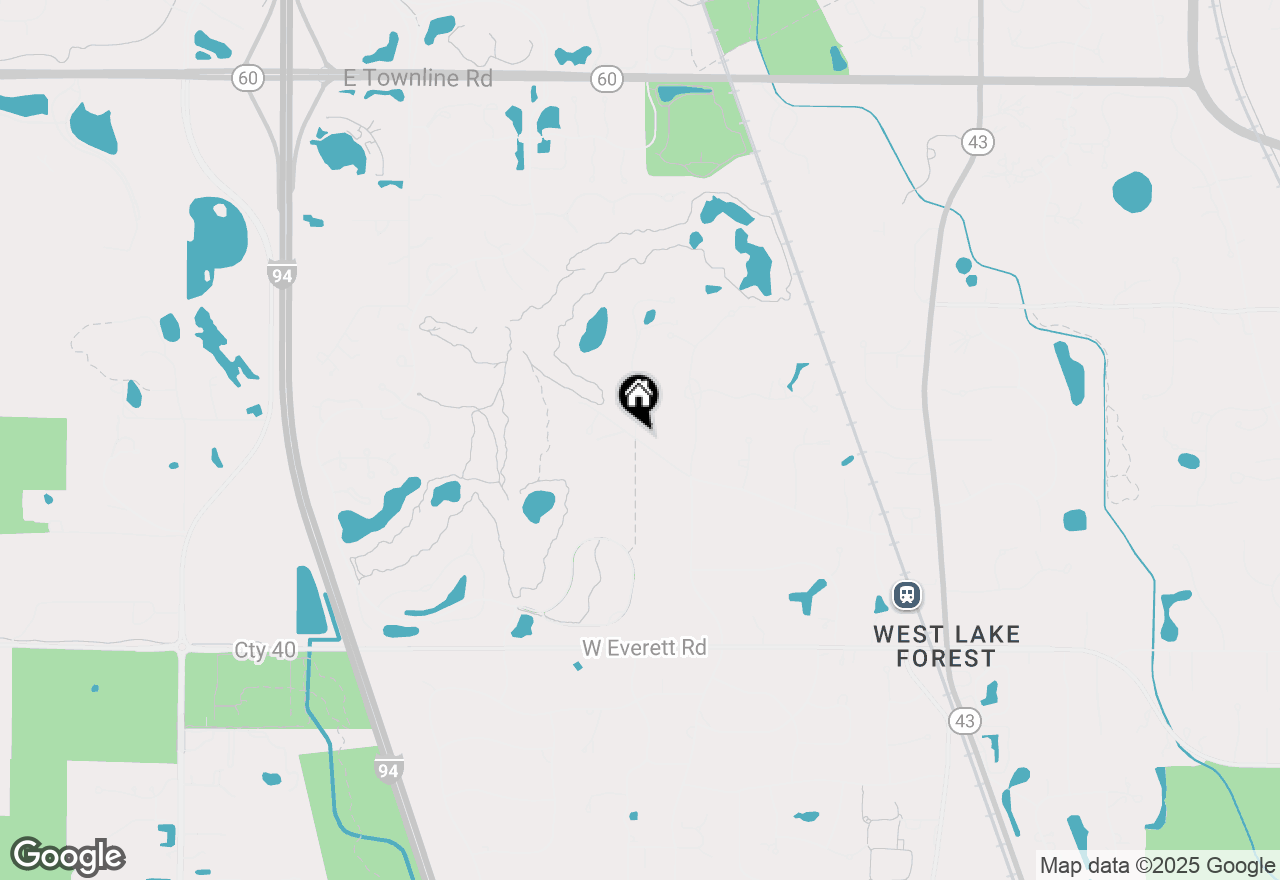 Map of 1594 Conway Rd, Lake Forest, IL 60045