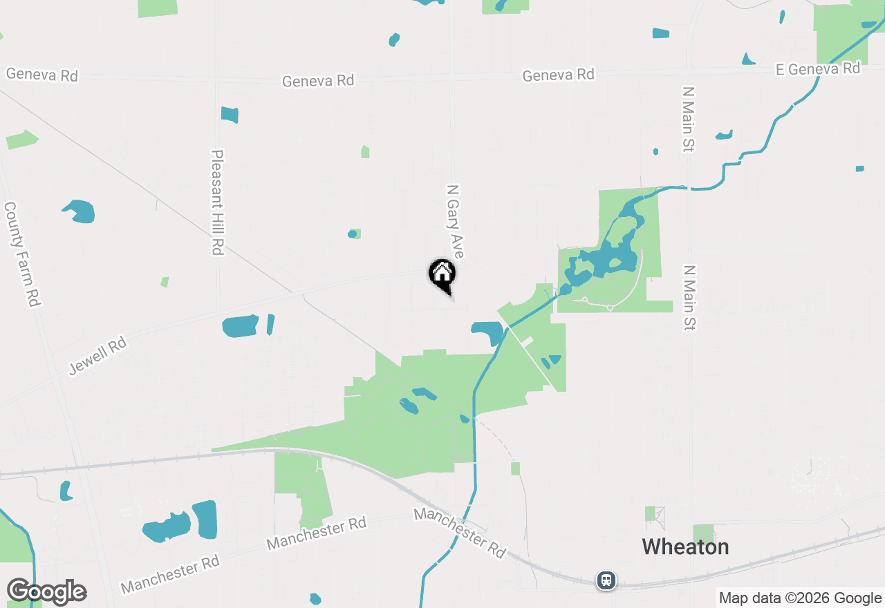 Map of 1037 Wheaton Oaks Drive, Wheaton, IL 60187