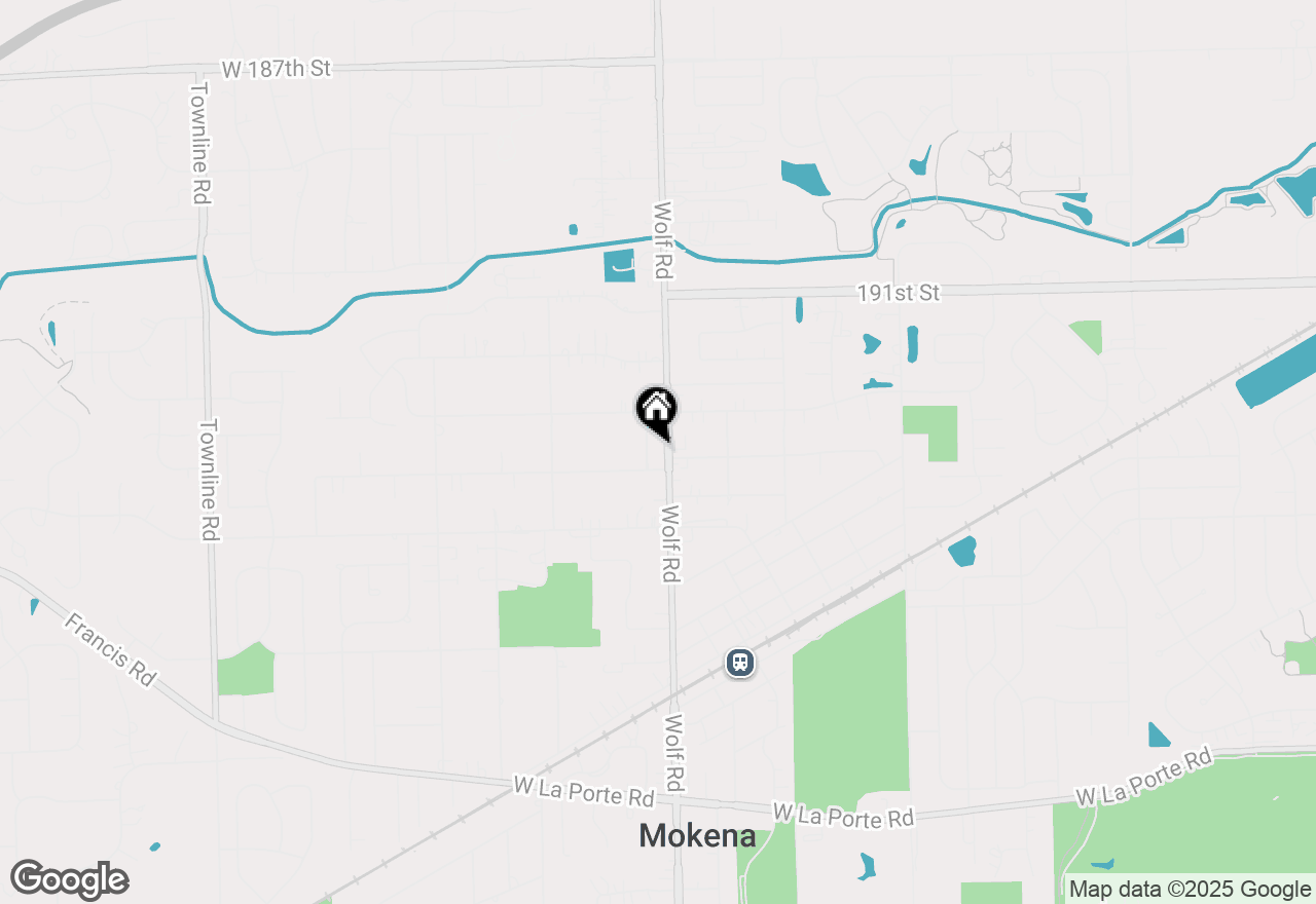 Map of 19380 Wolf Road #5, Mokena, IL 60448