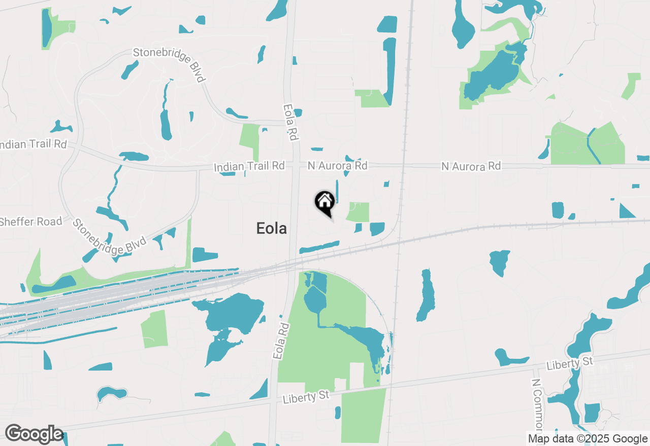 Map of 3166 Bromley Lane, Aurora, IL 60502