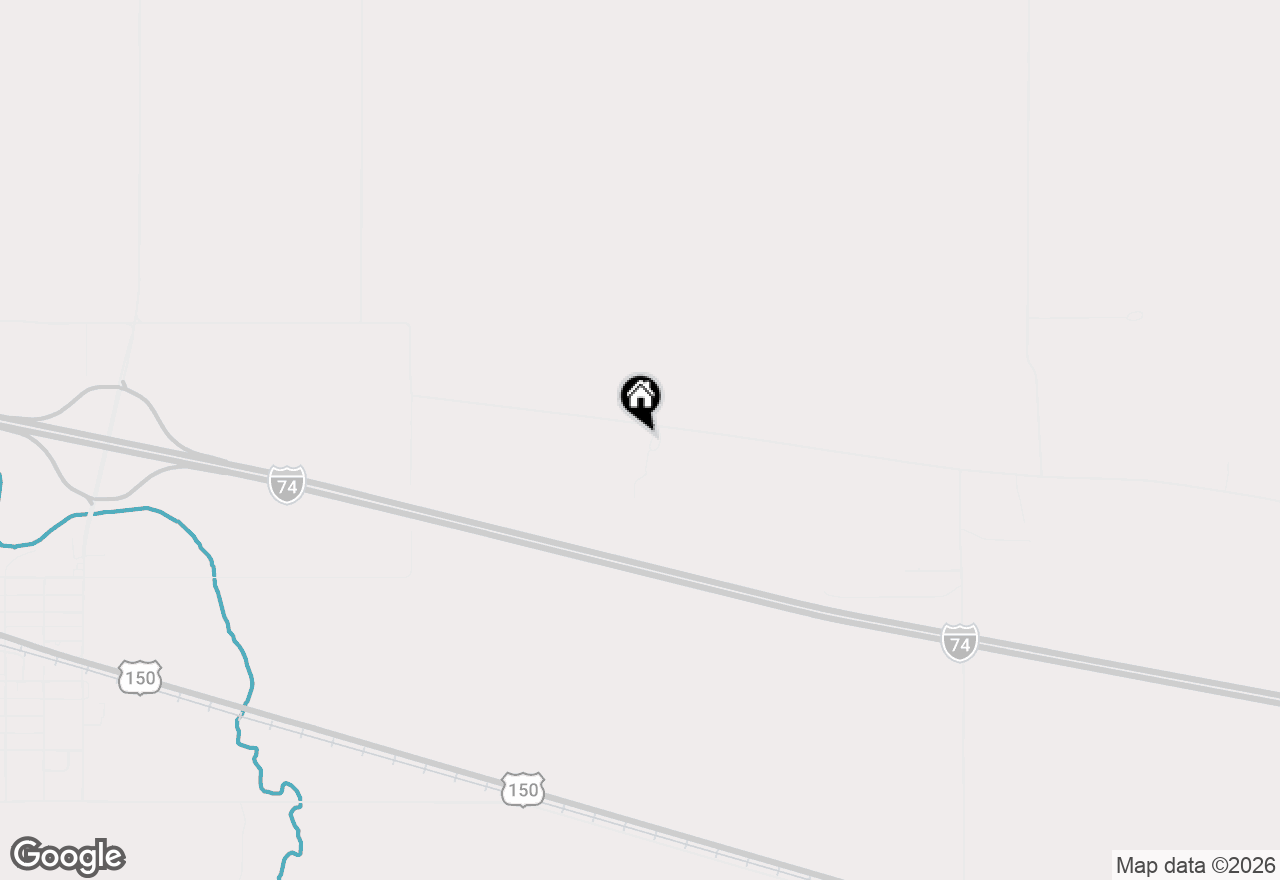 Map of 1413 E 2950 North Road, Mansfield, IL 61854