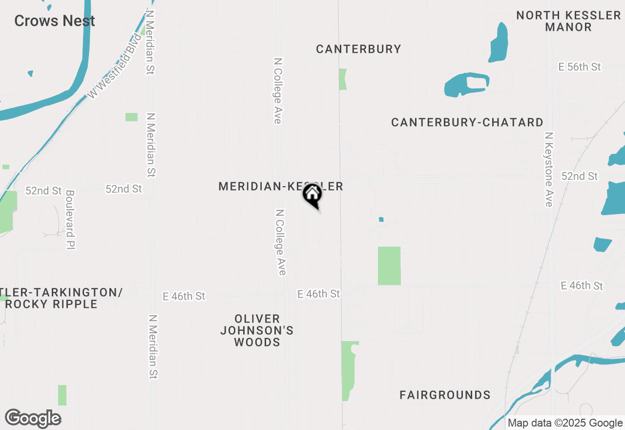 Map of 903 E 51st Street, Indianapolis, IN 46205