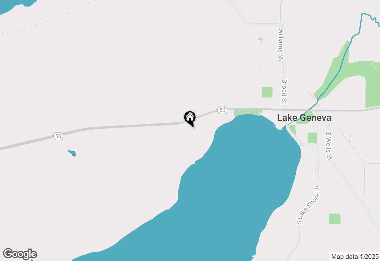 Map of 77 Lakeview Dr, Lake Geneva, WI 53147