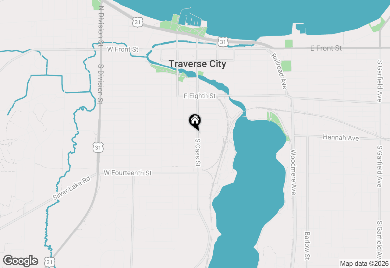 Map of 146 E Eleventh Street, Traverse City, MI 49684