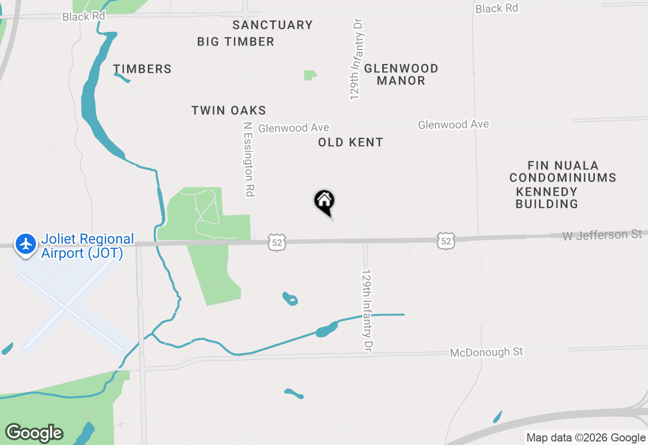 Map of 2851 Heritage Drive #1C, Joliet, IL 60435