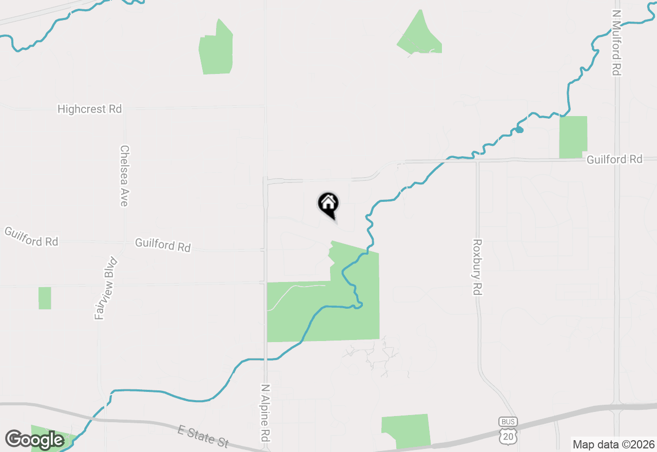 Map of 1120 Murphy Woods Lane, Rockford, IL 61107