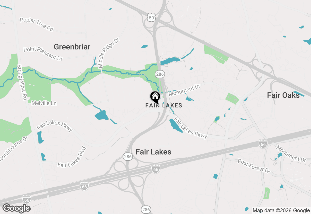 Map of 12619 Fair Crest Court #110, Fairfax, VA 22033