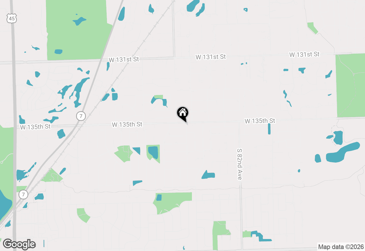 Map of 8514 Fir Street, Orland Park, IL 60462